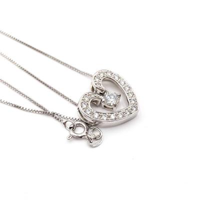 Sterling Silver Heart Pendant Necklace