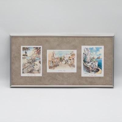 Framed Print Reproduction of Triptych by S. Rubens