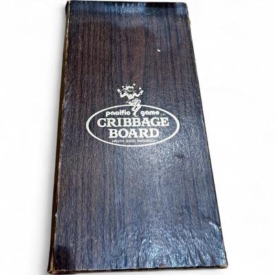 Deluxe Hardwood Vintage Cribbage Board from Pacific Game