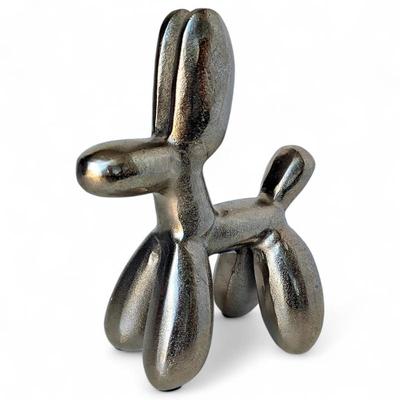 Renwil Alkera Balloon Dog Silver Sculpture