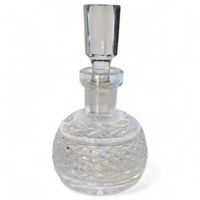 Vintage Waterford Glandore Crystal Perfume Bottle w/ Dauber