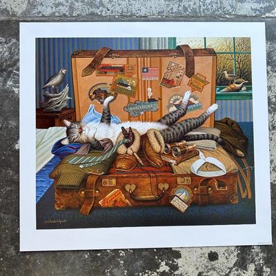 Charles Wysocki Mabel the Stowaway 1995 Lithograph