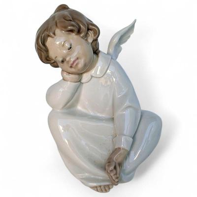 Lladro 4961 Angel Dreamer Figurine 1977