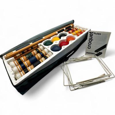 Vintage Croquet Set for Six Players