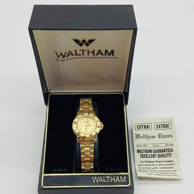 Sale Photo Thumbnail #122: Working Waltham Prestige Quartz Watch - New Old Stock (NOS)