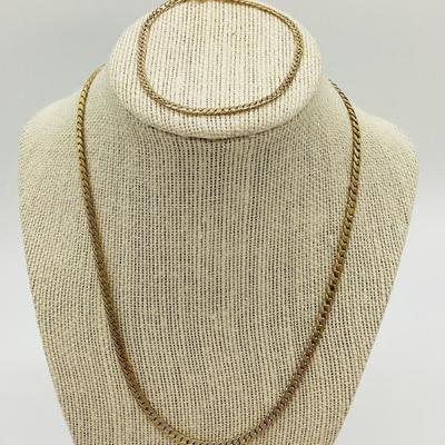 Sale Photo Thumbnail #28: 1/20 12K Gold Filled Necklace and Bracelet