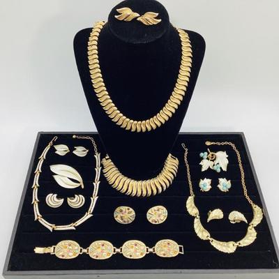 Sale Photo Thumbnail #50: Vintage Costume Jewelry Demi Parure Sets: All Signed