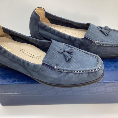 Sale Photo Thumbnail #48: SAS Hope Jeans Blue Suede Loafer Size 7.5