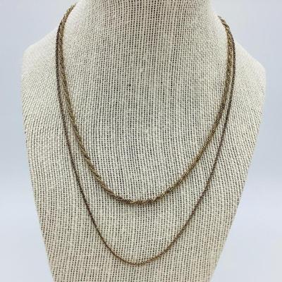 Sale Photo Thumbnail #38: 14K Gold Filled Twisted Rope Chain Necklaces