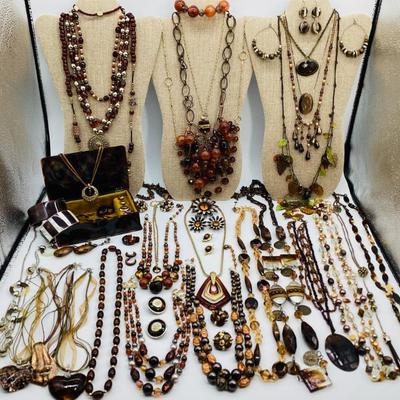Sale Photo Thumbnail #86: Better Than Expected Brown Jewelry: Some Vintage, Signed