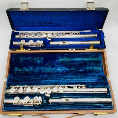 Sale Photo Thumbnail #102: Vintage Artley Flutes: Some Sterling