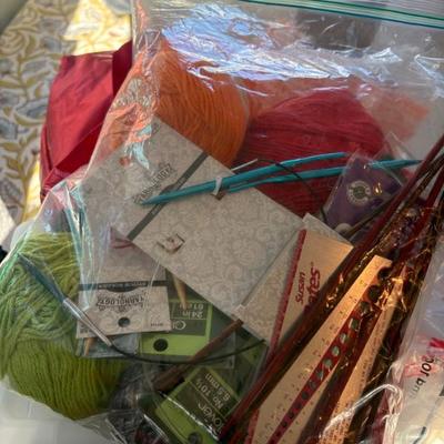 Knitting supplies