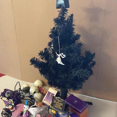 The Nightmare Before Christmas Tree And Ornaments 