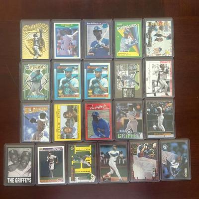Ken Griffey Jr. Lot. Rookie Cards, Topps Finest, Rising Star, Inserts and More