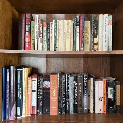Interesting Mix of Books, Two Shelves