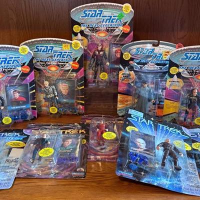 Star Trek Boxed Action Figures (10) w/ The Next Generation & Deep Space Nine
