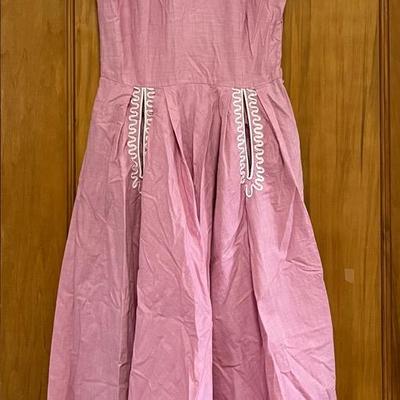 1950s Cotton Dress