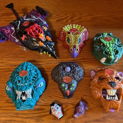 1990s Mighty Max Playsets By Bluebird Toys (8), With Some Figures