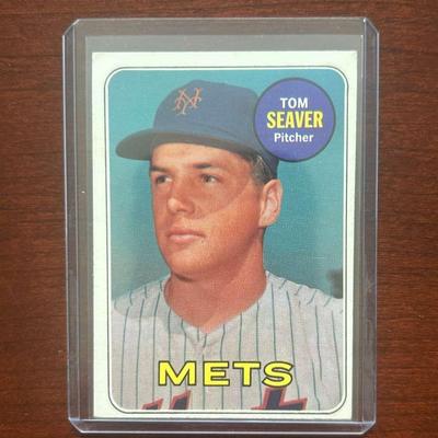 1969 Topps Baseball Card. Tom Seaver - New York Mets. Card #480