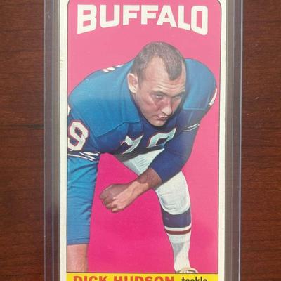 1956 Topps Football Card 'Tall Boy'. Dick Hudson - Buffalo Bills. Card #31