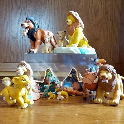 Disney Lion King Figurines With Micro Playset