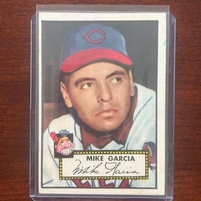1952 Topps Baseball Card. Mike Garcia - Cleveland Indians. Card #272
