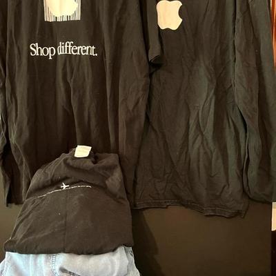 Apple Tee Shirts and Polo Shirt (4) Size XL and Denim Wear Sizes 6-16