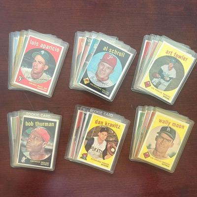24 1959 Topps Baseball Cards