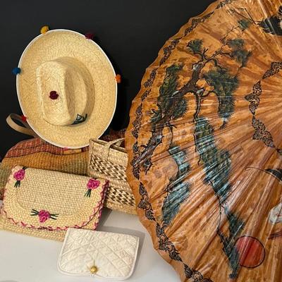 Straw Bags and Mexican Hat, Chinese Parasol 