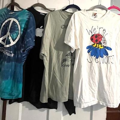 Retro Tee Shirts (5) with Apple, Joe’s Crab Shack