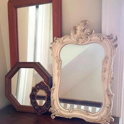Four Vintage Mirrors 