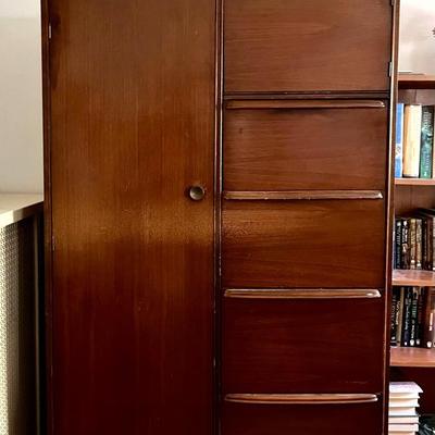 Art Deco Mahogany Wardrobe