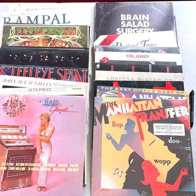 Vintage Vinyl With Dr Hook, Steeleye Span ,Emerson Lake And Palmer