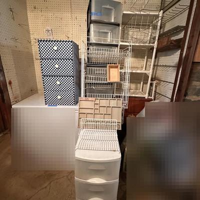Plastic Bins, Racks & More 