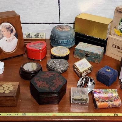 Pill And Trinket Boxes - Ceramic, Metal, Musical, Wooden And More!