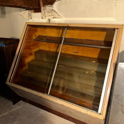 Vintage Humidor Display Case