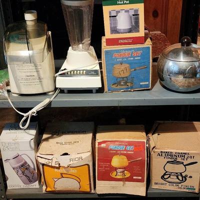 Vintage Kitchen - Fondue, Juicer, Kettles And More!