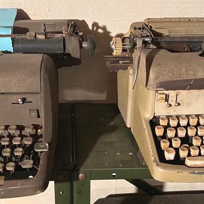 Royal  & Visomatic Typewriters From The 1950s.