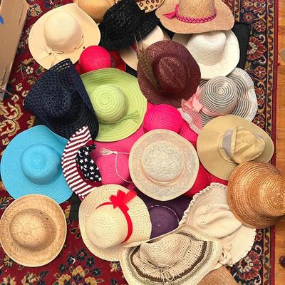 Mystery Of Straw Hats Many Colors 