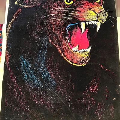  Velva Print  Black Light If Cougar