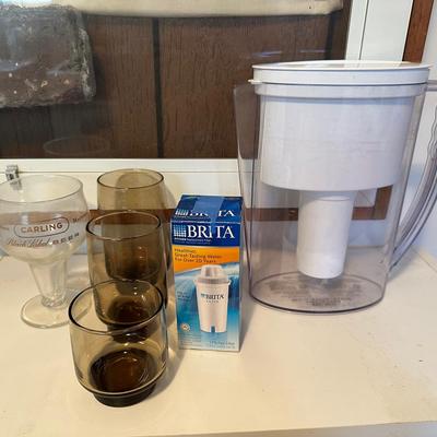 Vintage Glassware Sets & Brita Filter