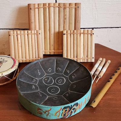 Handmade Instruments - Reed/Bamboo Recorder, Metal Hanpan And More!