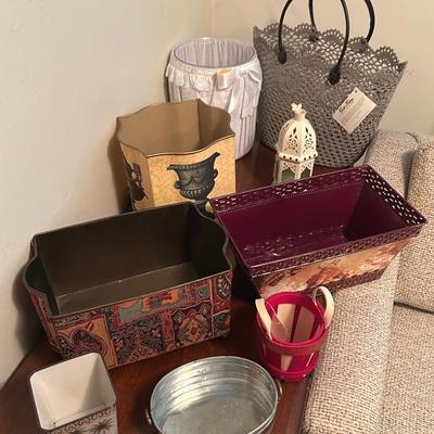 Assorted Home Decor & Tins
