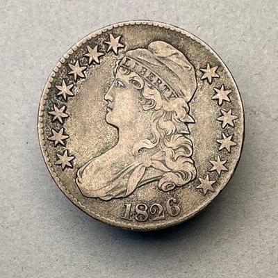 1826 Capped Bust Half Dollar 