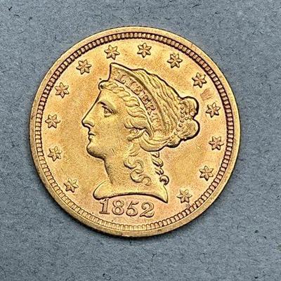 1852D Liberty Head Half Eagle