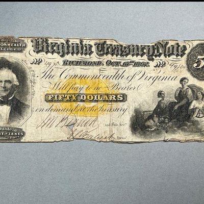 Virginia Treasury Note