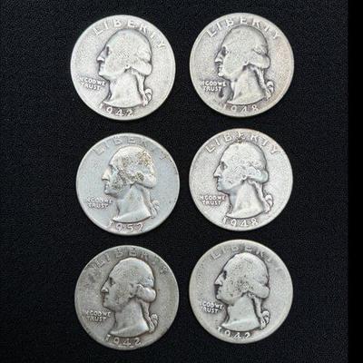 Washington Silver Quarter Dollars