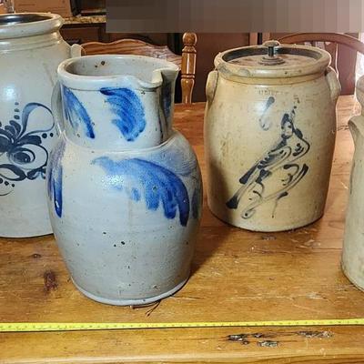 Antique Stoneware Crocks #4