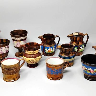 Antique Copper Lusterware