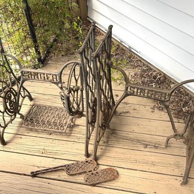 Singer Cast Iron Sewing Machine Bases